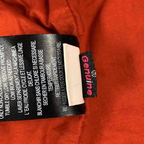 Volcom low rise burnt orange crochet overlay dressy shorts, size 0 - Picture 11 of 12